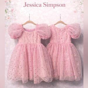 Jessica Simpson Pink Sparkle Kids Dress